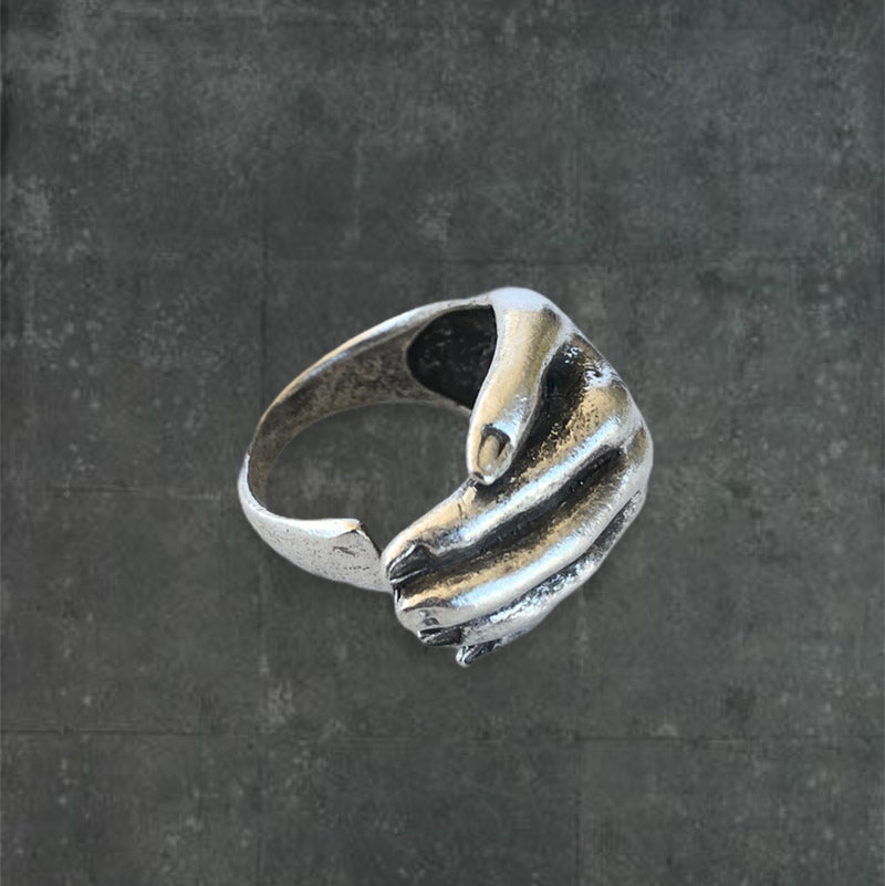 Cupped Hand Ring