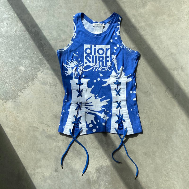 DIOR SS04 "SURF CHICK" TANK TOP - S/M