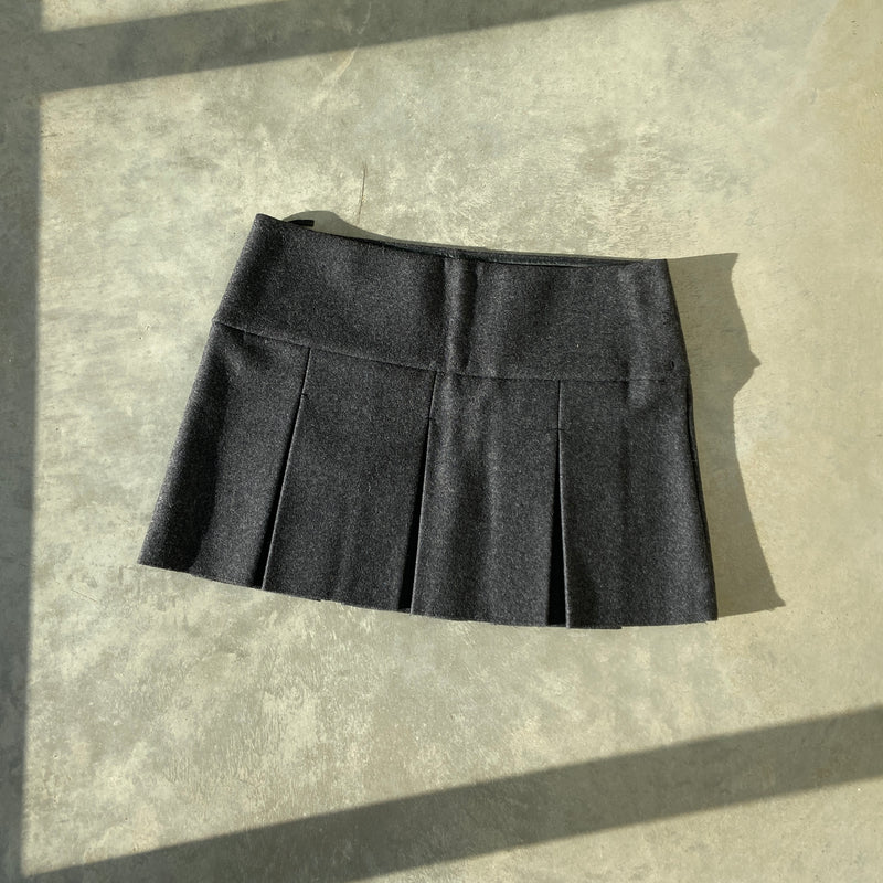 SS10 MIU MIU PLEATED MINI SKIRT - M/L