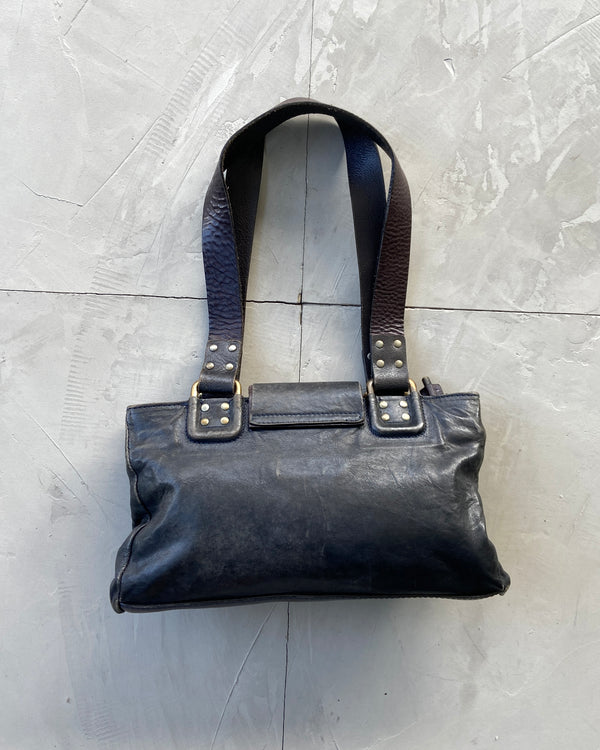 DIESEL 2000'S LEATHER SHOULDER BAG