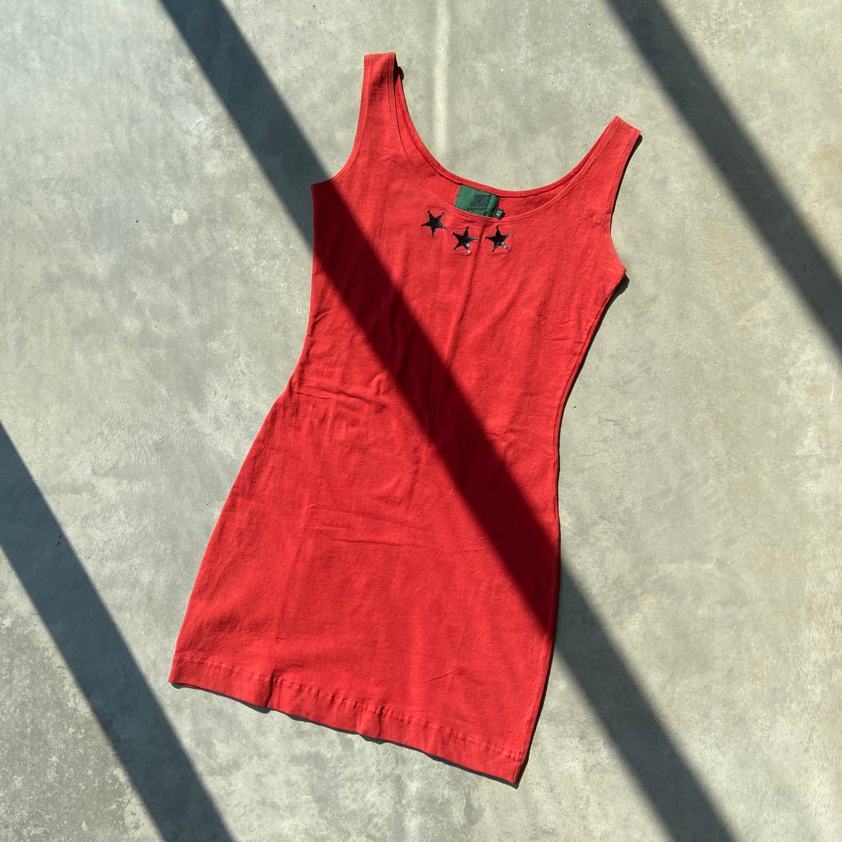 JUNIOR GAULTIER STAR STRETCH MINI DRESS - S