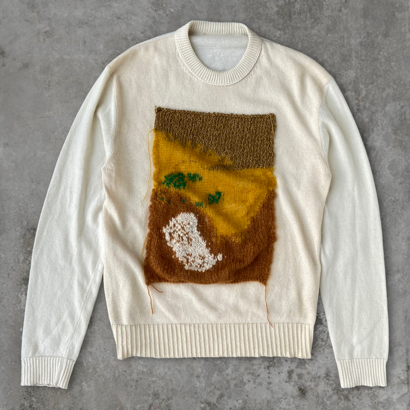 ACNE STUDIOS MOHAIR LANDSCAPE KNIT - M