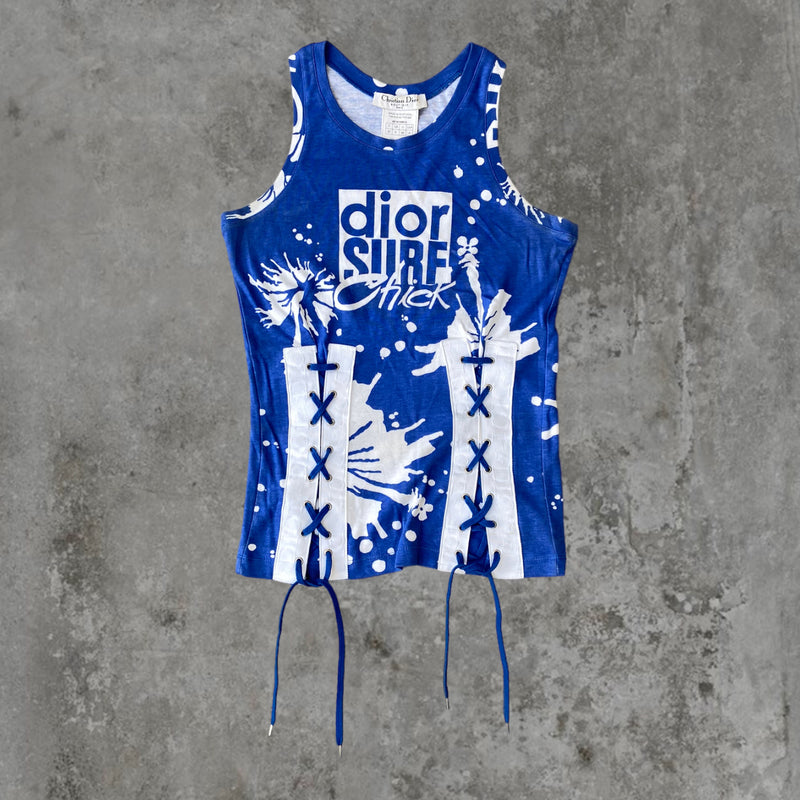 DIOR SS04 "SURF CHICK" TANK TOP - S/M