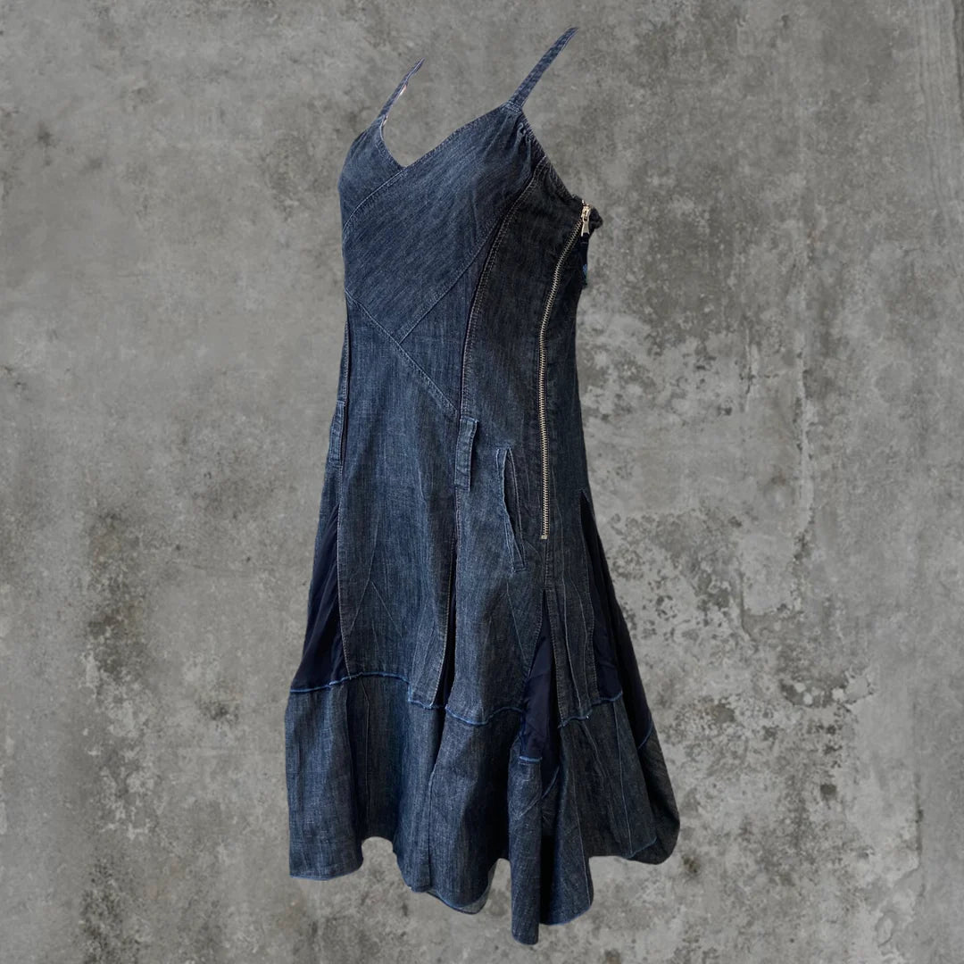 MARITHE FRANCOIS GIRBAUD MFG DENIM DRESS - M