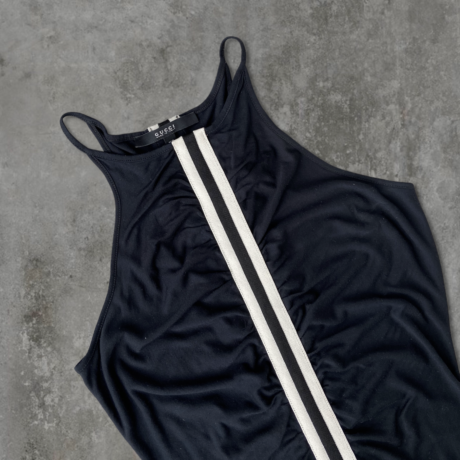 SS04 GUCCI BY TOM FORD STRIPED TOP - XS