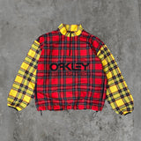 OAKLEY PLAID CHECK JACKET - M