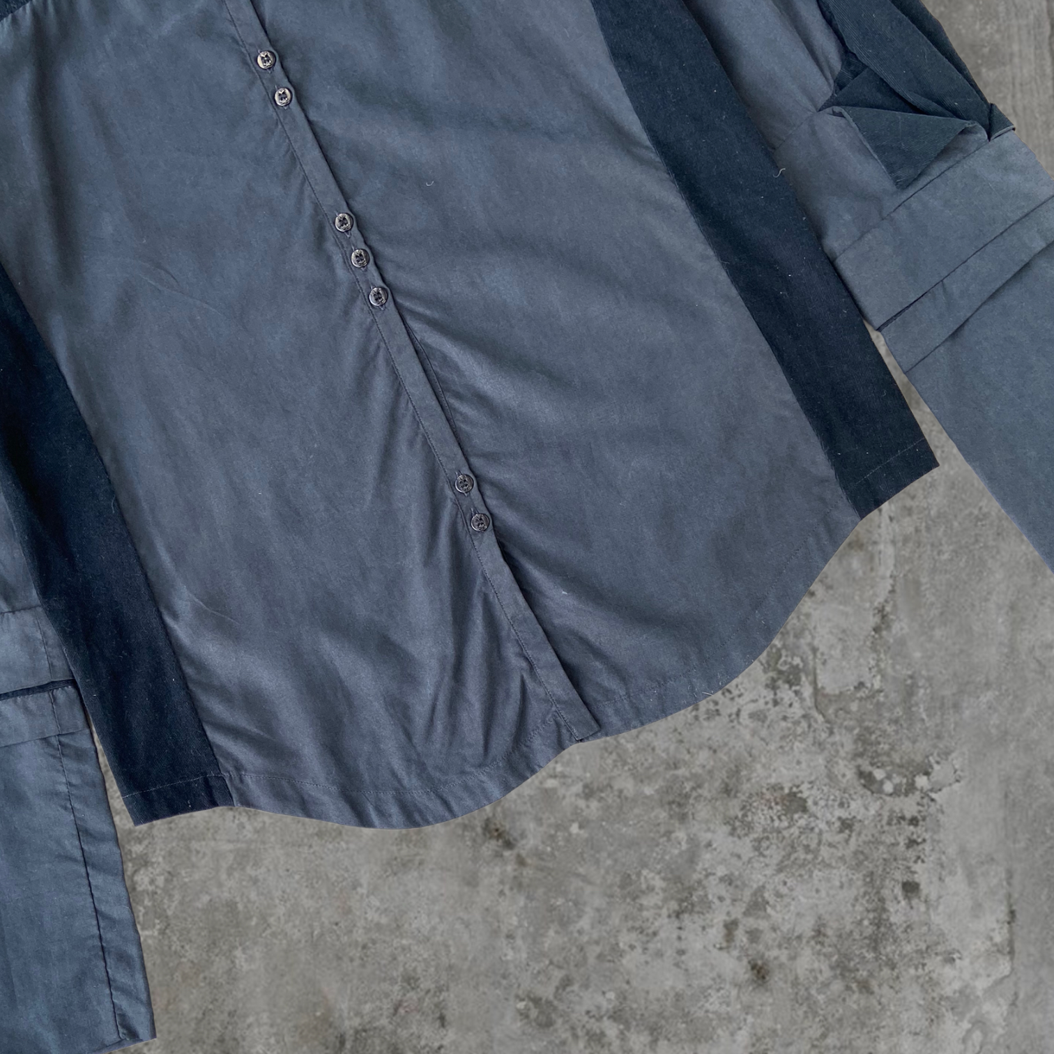 MARITHE FRANCOIS GIRBAUD BLACK SHIRT - L