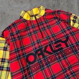 OAKLEY PLAID CHECK JACKET - M