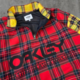 OAKLEY PLAID CHECK JACKET - M