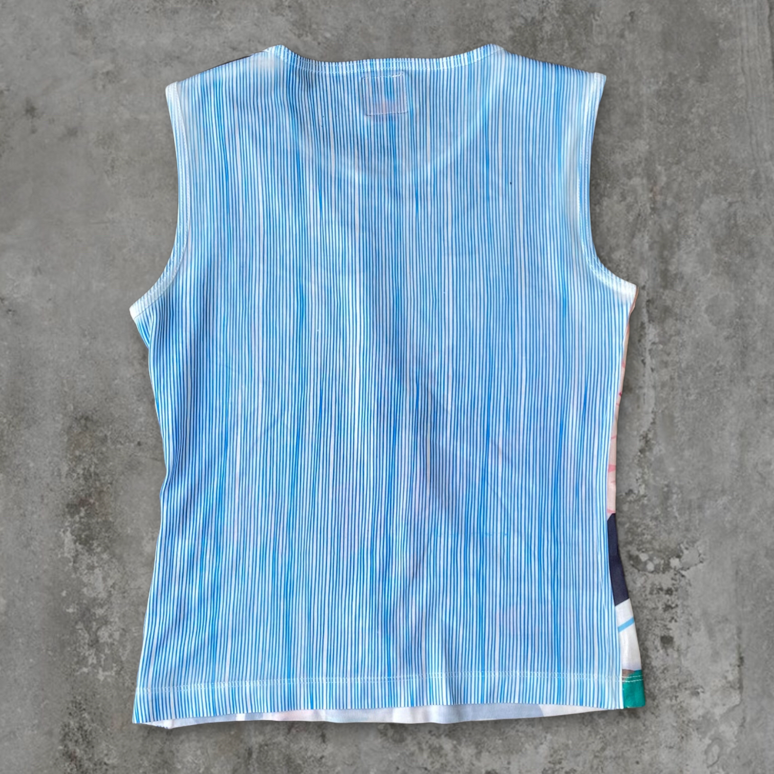 MISS SIXTY GRAPHIC SUSHI VEST TOP - S