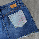 DENIM MINI SKIRT - M