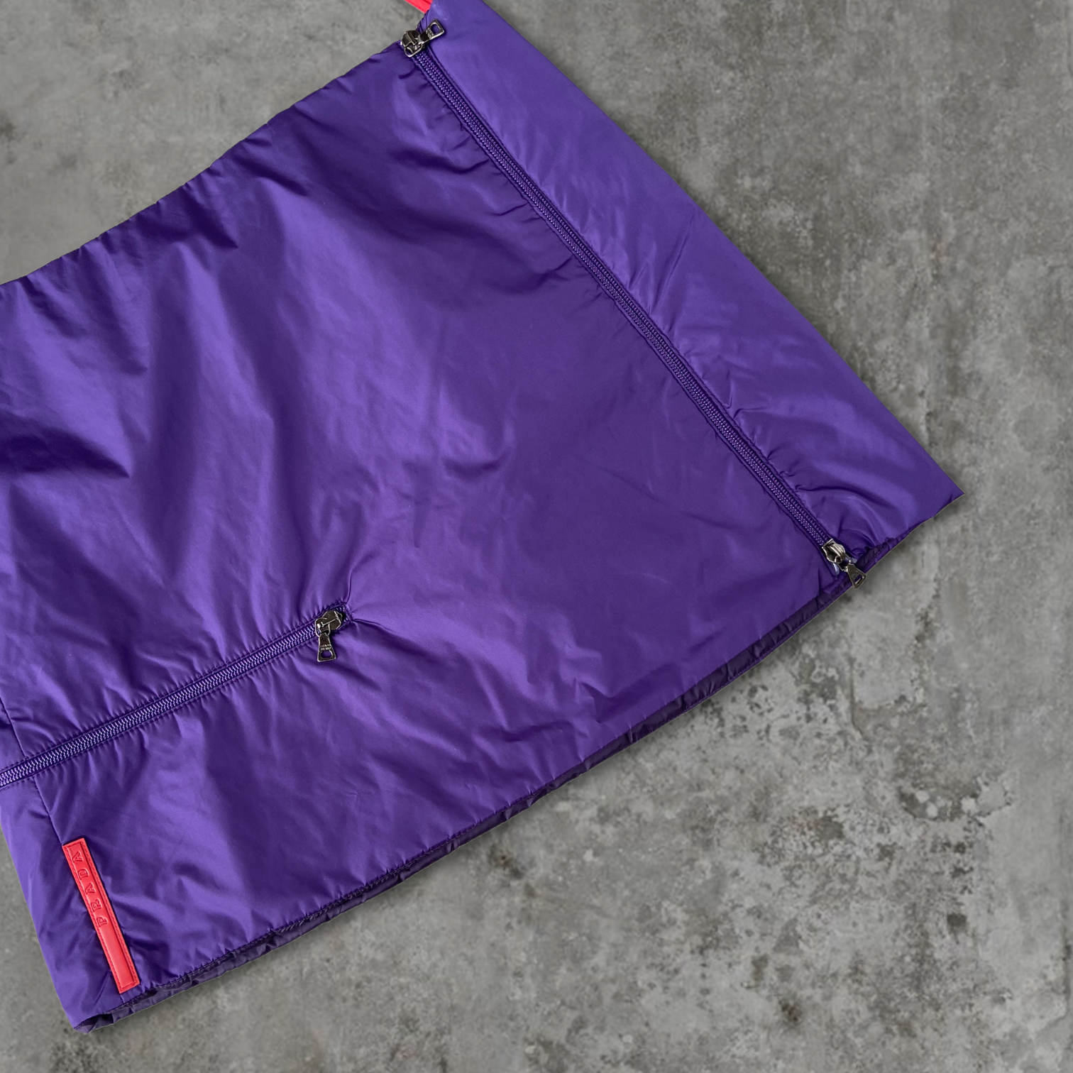 PRADA SPORT NYLON MINI SKIRT - M