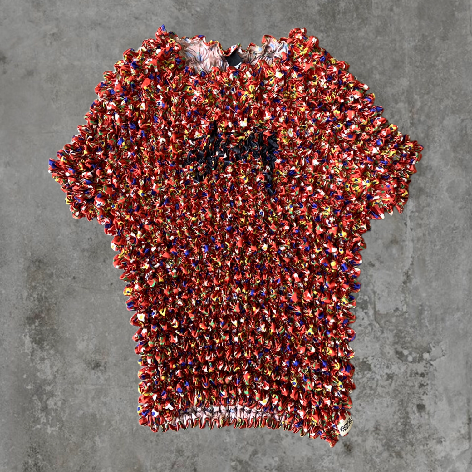 STUSSY POPCORN MINI SHIRT TOP