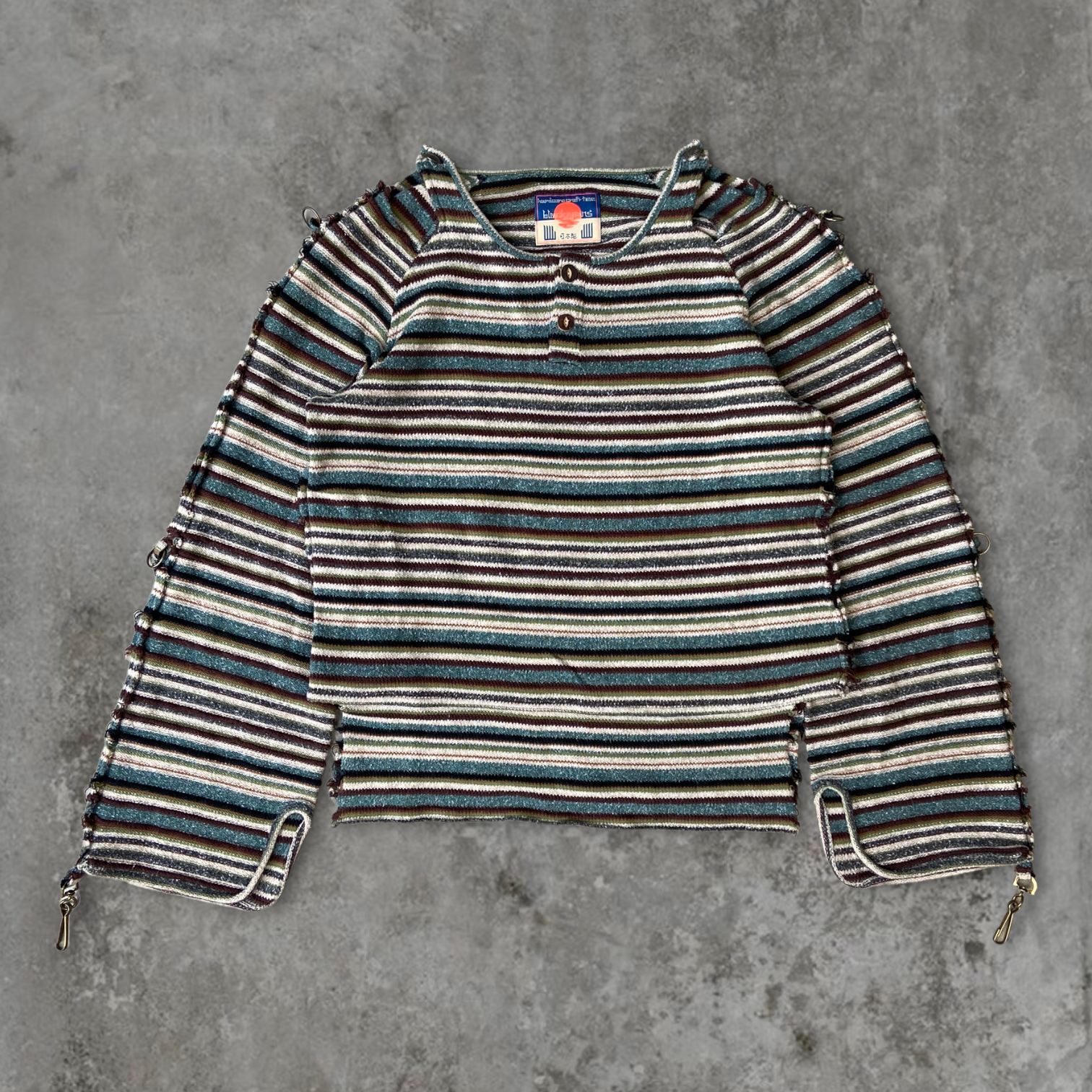 BLACKMEANS JAPAN BONDAGE KNIT SWEATSHIT - M