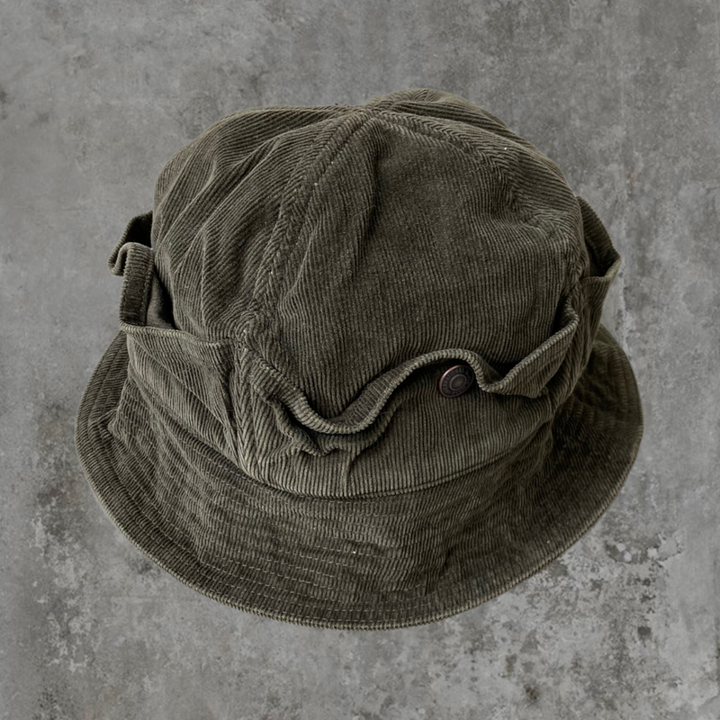 KAPITAL 4-POCKET CORD BUCKET HAT