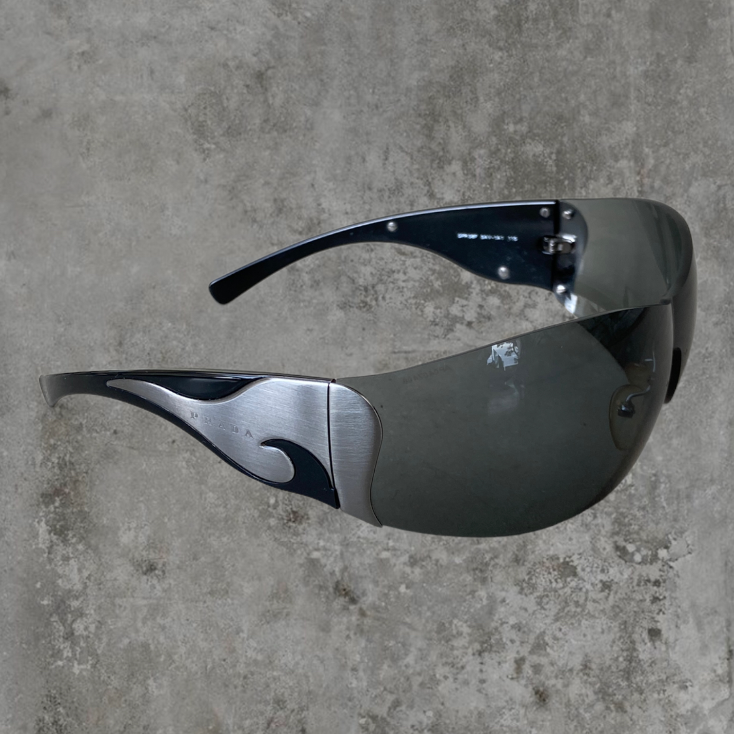 AW04 PRADA WRAP AROUND SWIRL SUNGLASSES