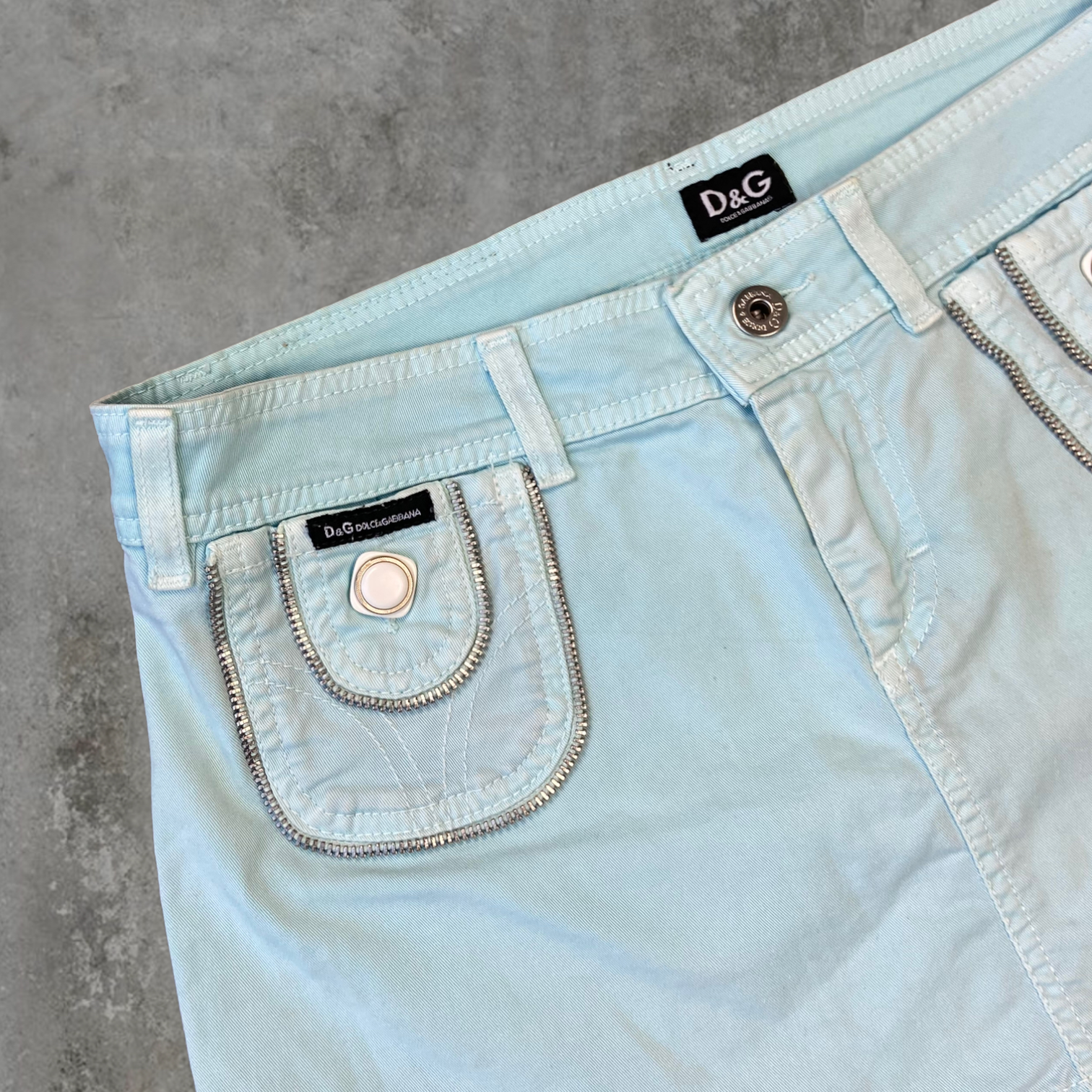 DOLCE AND GABBANA D&G MINI SKIRT - S/M