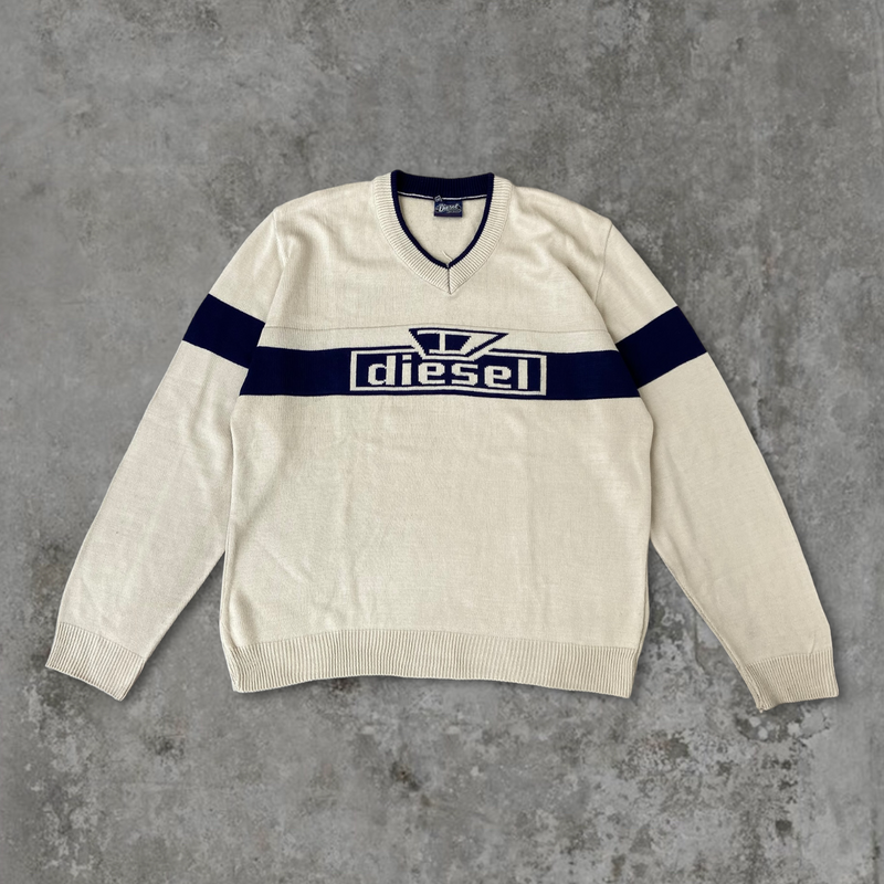 DIESEL KNIT SWEATSHIRT - M/L