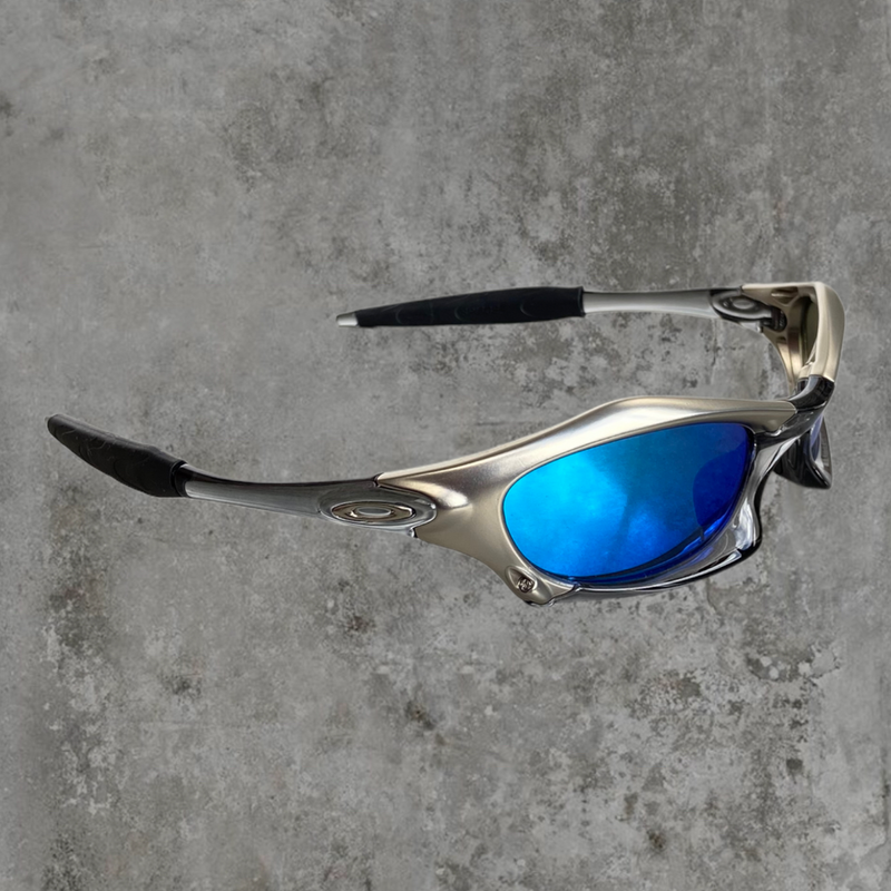 OAKLEY CRYSTAL BLACK ICE IRIDIUM SPLICE SUNGLASSES