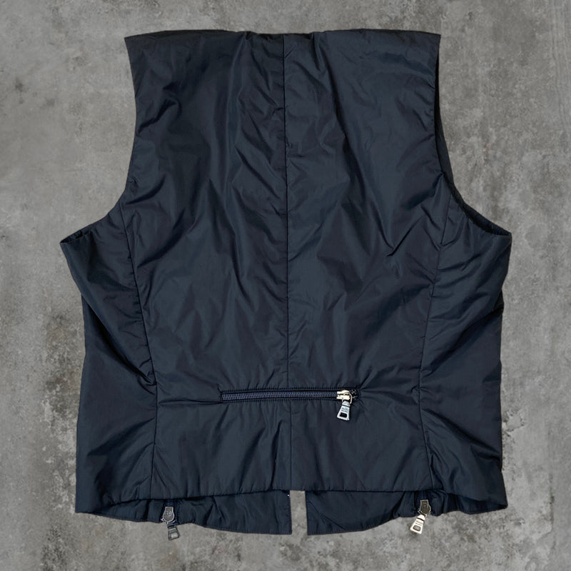 FW99 PRADA SPORT NYLON CORSET VEST - M