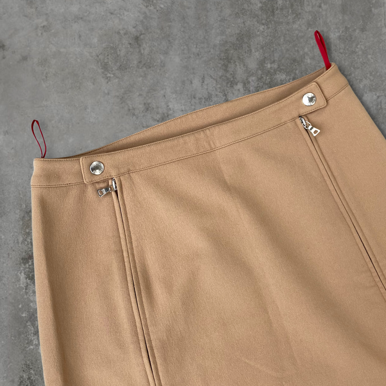 PRADA SPORT DOUBLE ZIP SKIRT - M