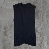 JEAN PAUL GAULTIER JPG HOMME KNIT VEST TOP - L