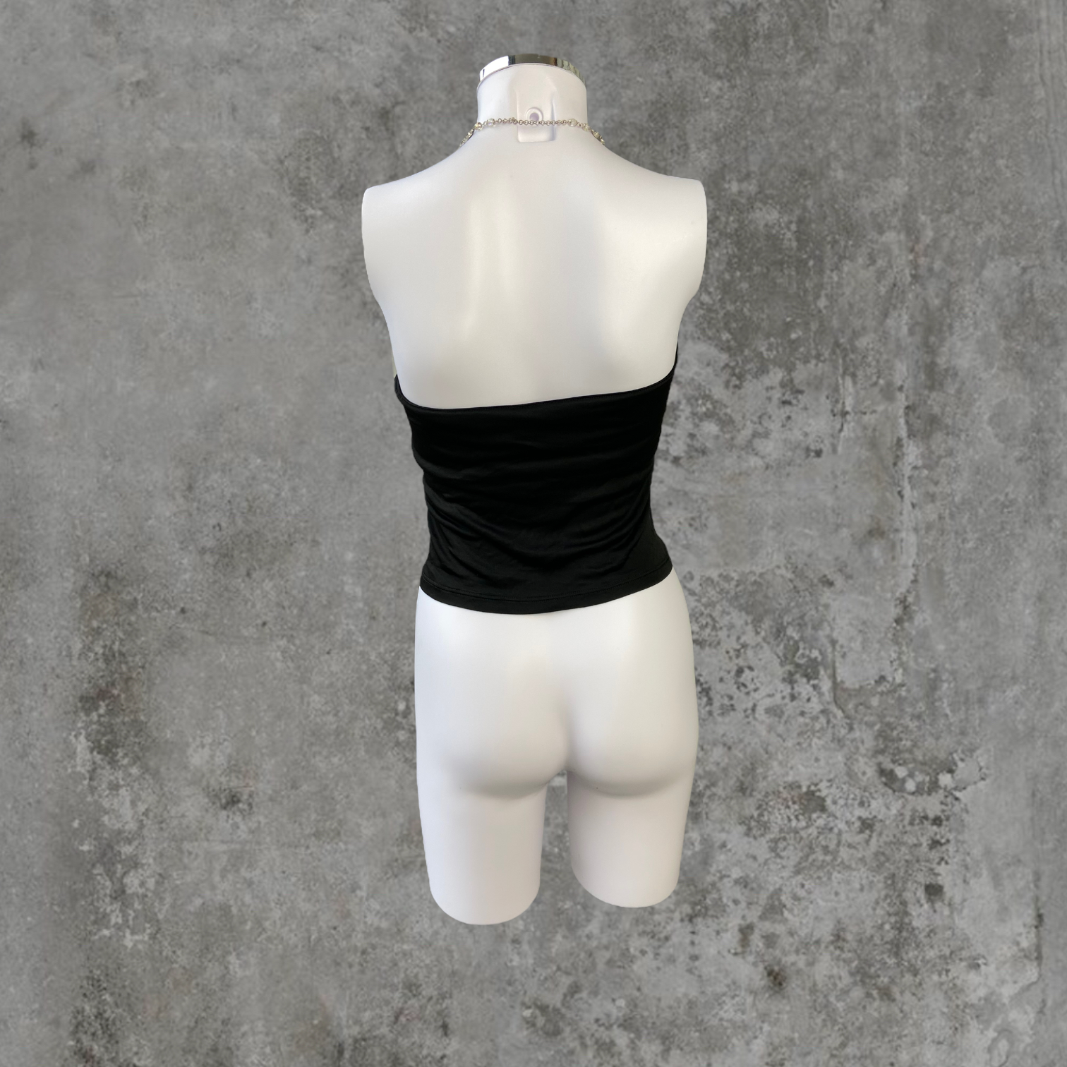 VERSACE MEDUSA NECKLACE HALTER NECK TOP - S