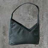 PRADA ASYMMETRIC NYLON TRIANGLE SHOULDER BAG