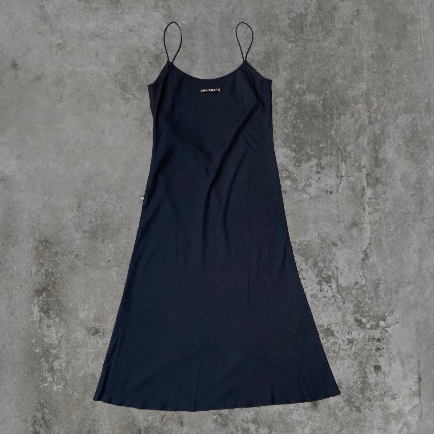 JEAN PAUL GAULTIER 'JPG JEANS' SLIP DRESS - L