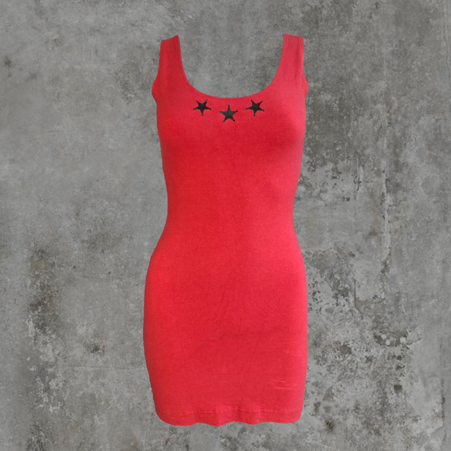 JUNIOR GAULTIER STAR STRETCH MINI DRESS - S