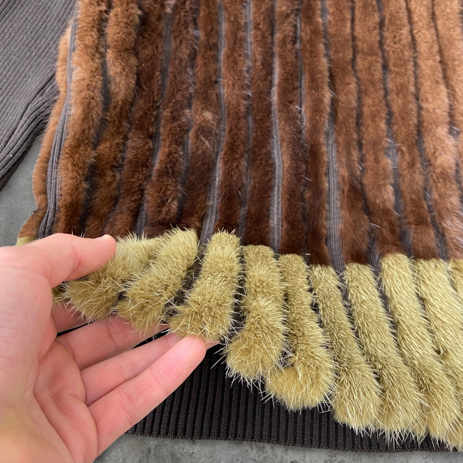 PRADA 1990S MINK FUR JACKET - M