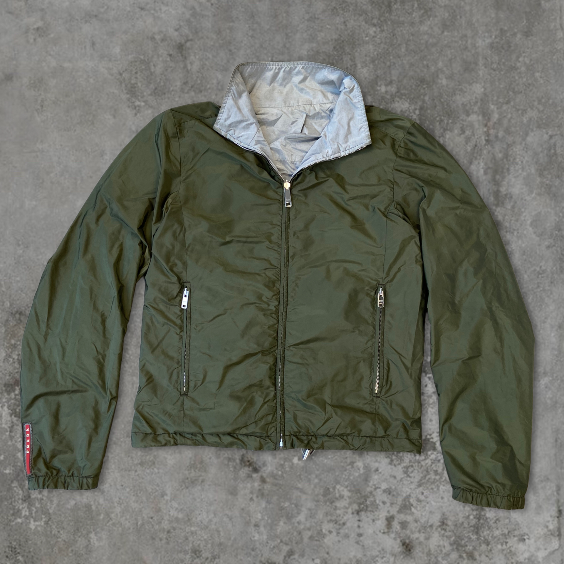 PRADA SPORT REVERSIBLE NYLON JACKET - S