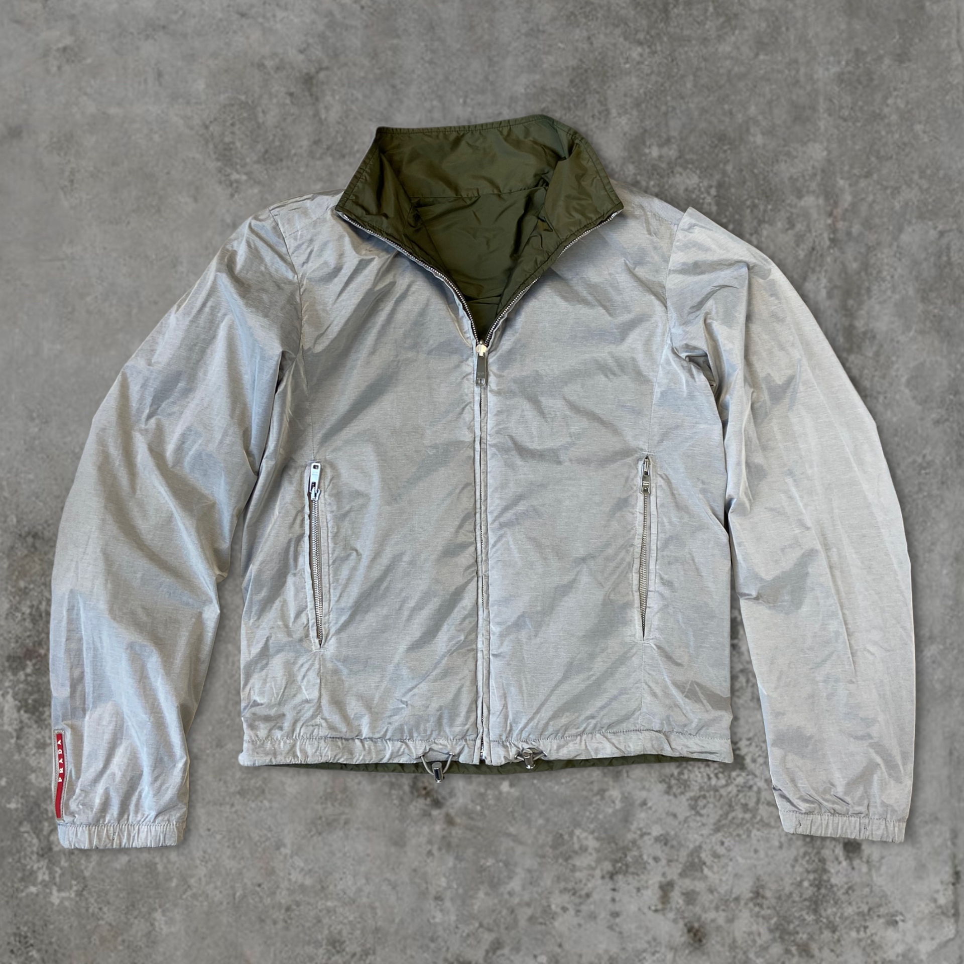 PRADA SPORT REVERSIBLE NYLON JACKET - S
