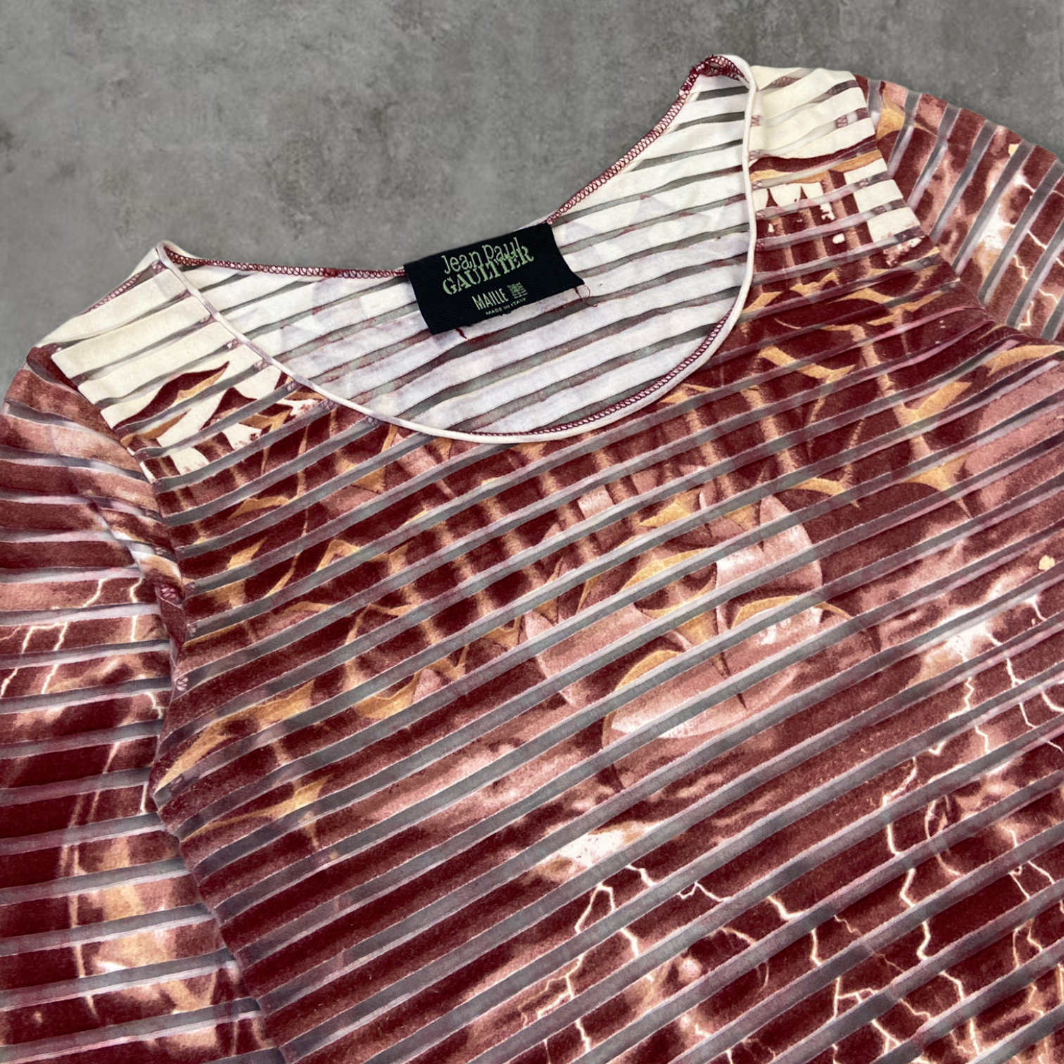 SS01 JEAN PAUL GAULTIER 'SATAN' MESH TOP - M