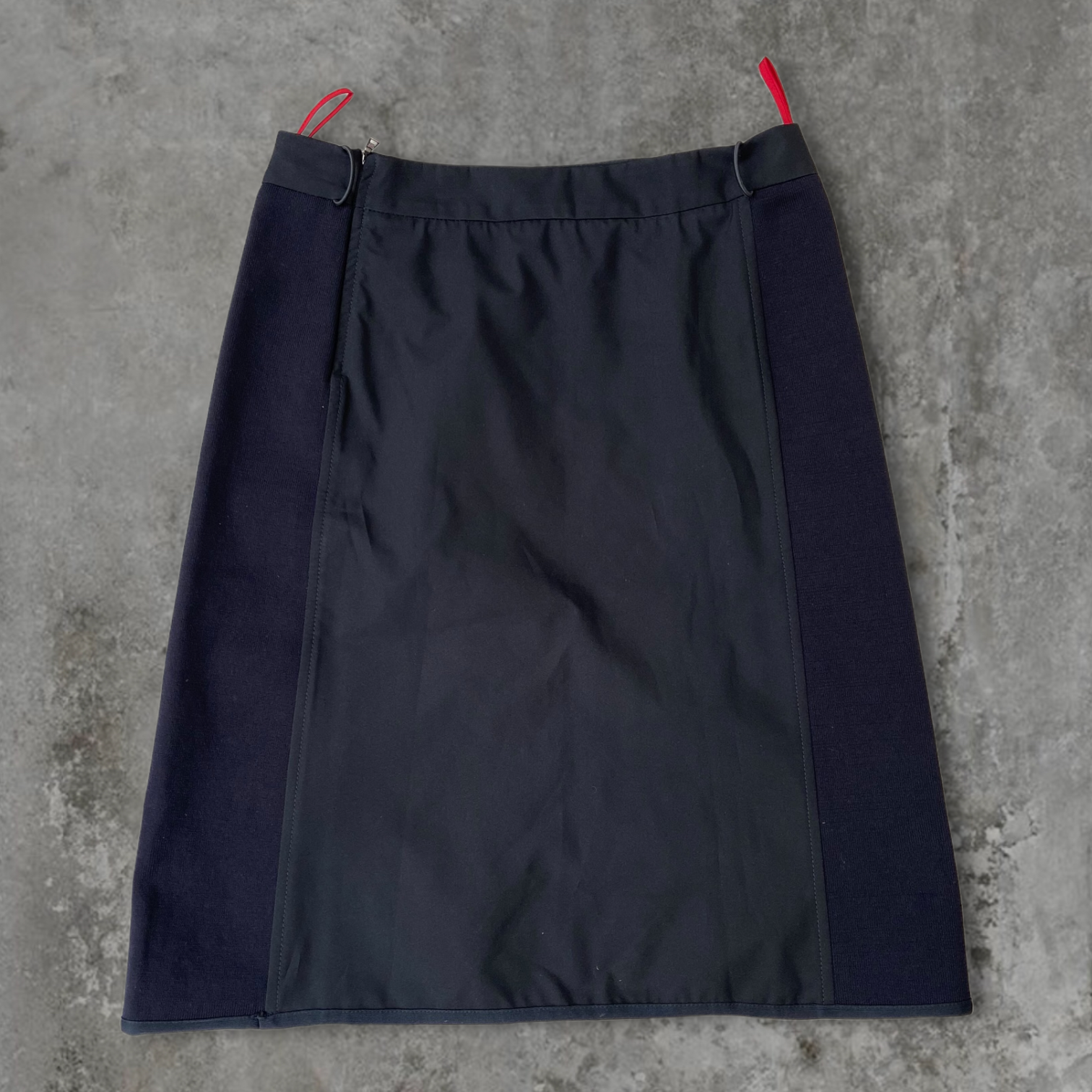 PRADA SPORT NYLON MIDI SKIRT - S