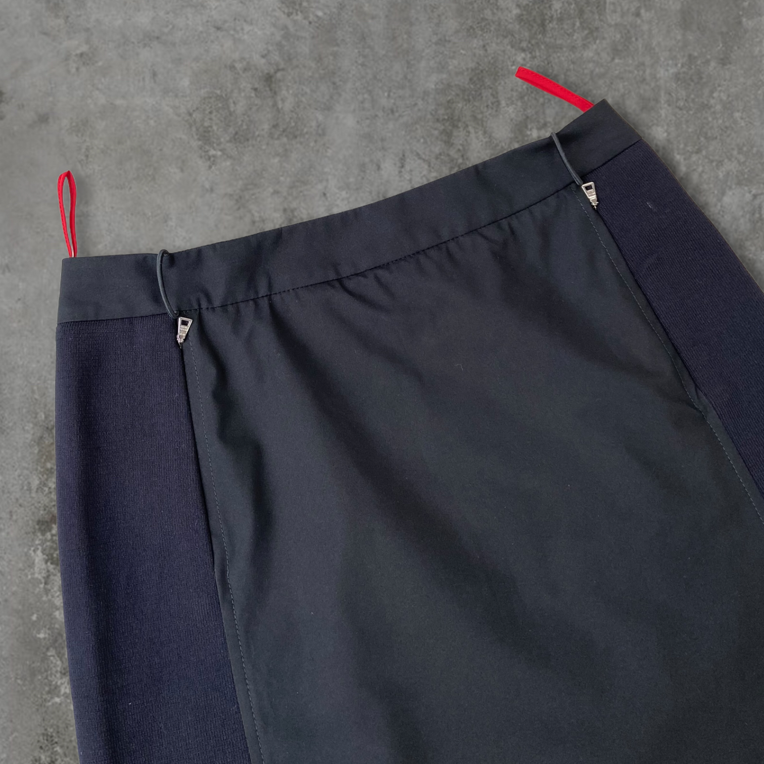 PRADA SPORT NYLON MIDI SKIRT - S