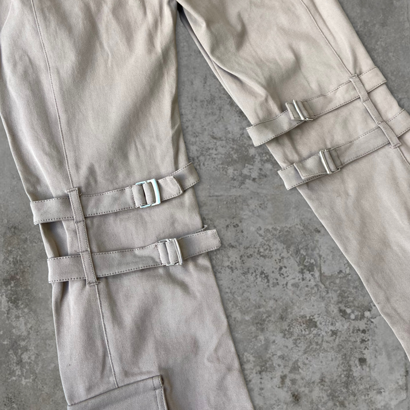 SPORTMAX BONDAGE COTTON TROUSERS - UK 8