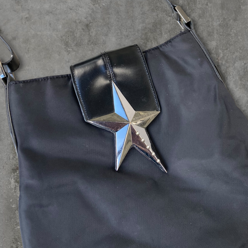 THIERRY MUGLER CHROME STAR SIDE BAG