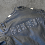 DIESEL LEATHER MOTO JACKET - M