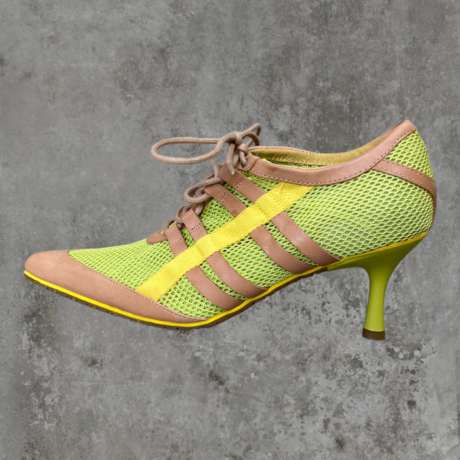 DIESEL SPORTY NEON HEELS - UK 5
