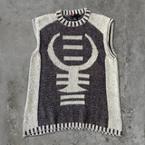 DIESEL GRAPHIC KNIT VEST - M/L