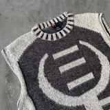 DIESEL GRAPHIC KNIT VEST - M/L