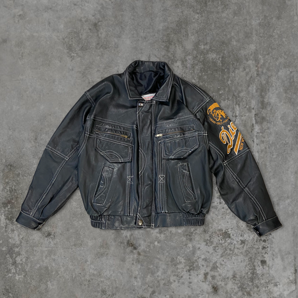 DIESEL 90'S LEATHER JACKET - S/M