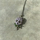 VIVIENNE WESTWOOD FLOWER SKULL NECKLACE