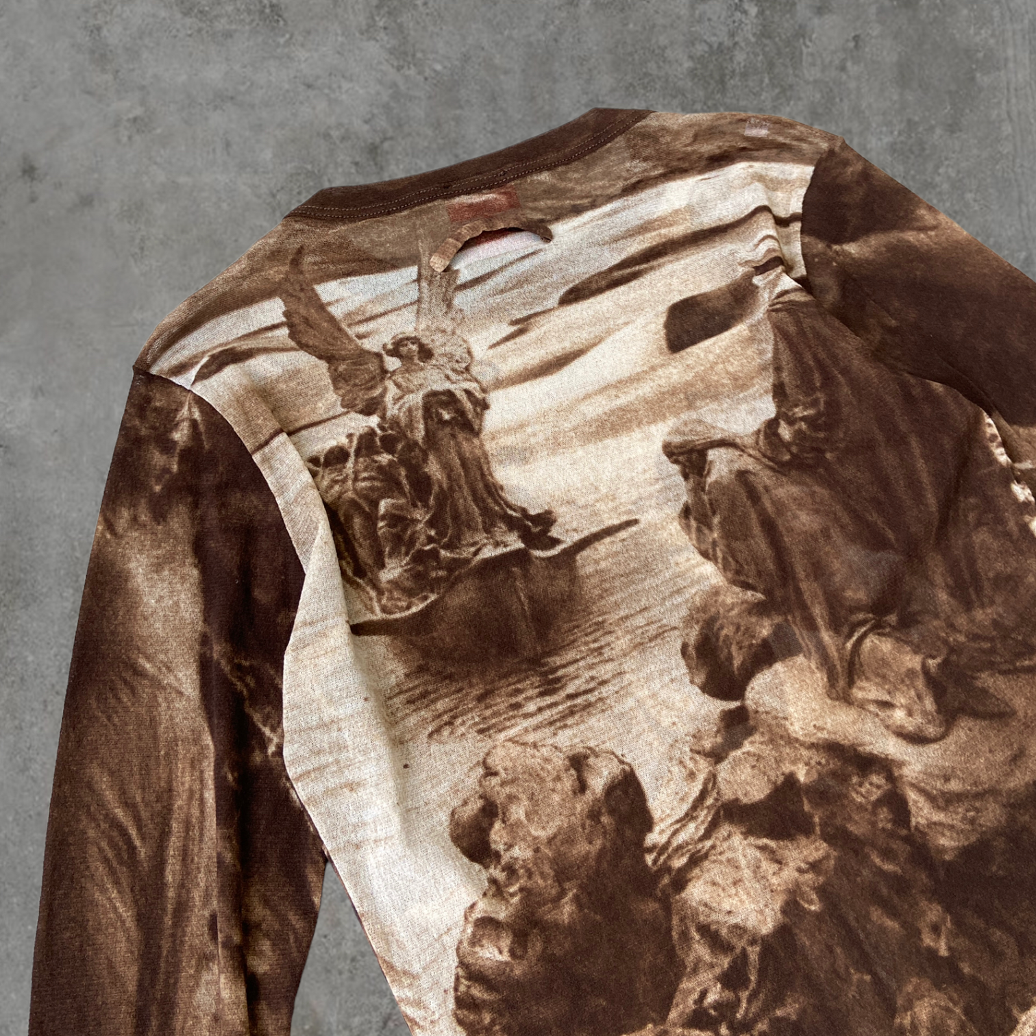 SS98 JEAN PAUL GAULTIER "BEDOUINS & DRAGONS" MESH TOP - M