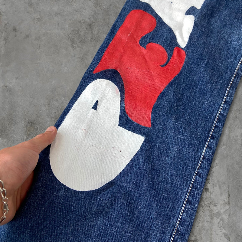 EVISU "PEACE GOODS" SELVEDGE JEANS - W30