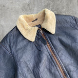 SCHOTT 80'S SHEARLING LEATHER JACKET - XL