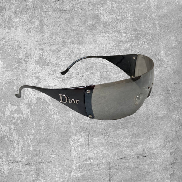 DIOR SKI 6 WRAP AROUND SUNGLASSES - BLACK