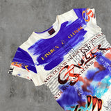 JEAN PAUL GAULTIER 'FASHION AND CULTURE' GRAPHIC TOP - M