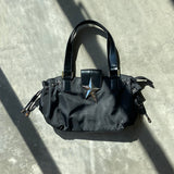 THIERRY MUGLER STAR SHOULDER BAG - BLACK